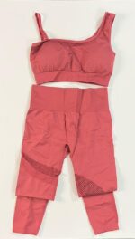 ست ورزشی زنانه نیم‌تنه رومی و لگ فاق بلند | ویووشاپ - تصویر 6