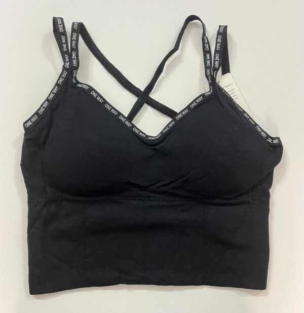 نیم‌تنه نخی کبریتی مدل One Way | بند ضربدری و کاپ متحرک | ویووشاپ - تصویر 4