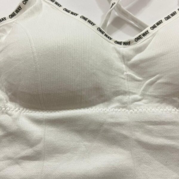 نیم‌تنه نخی کبریتی مدل One Way | بند ضربدری و کاپ متحرک | ویووشاپ - تصویر 3