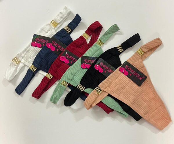 شورت لامبادا کبریتی سگک‌دار نگین‌دار | کمر کشی و ضد حساسیت | ویووشاپ - تصویر 2