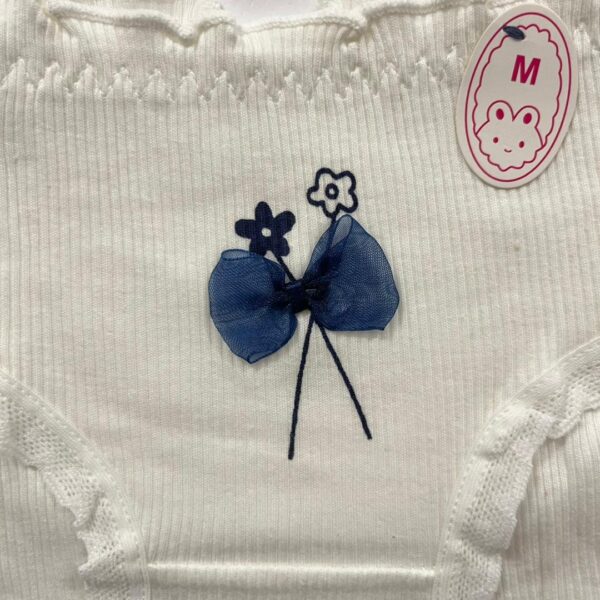 شورت نخی کبریتی فانتزی سایز Medium | مدل پاپیون‌دار | VivoShop - تصویر 3