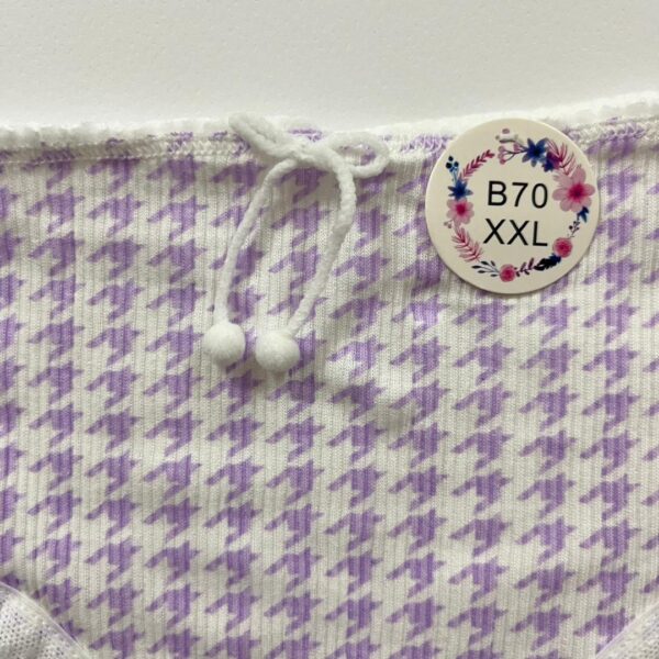 شورت نخی کبریتی XXL طرح پیگی فانتزی | تم بنفش | VivoShop - تصویر 9