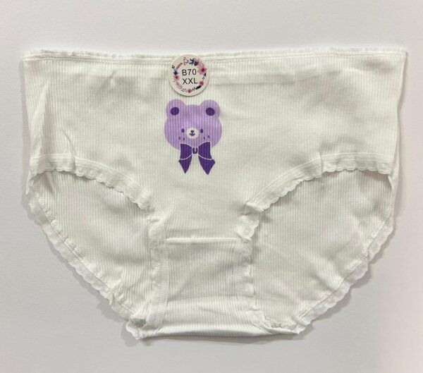 شورت نخی کبریتی XXL طرح پیگی فانتزی | تم بنفش | VivoShop - تصویر 6