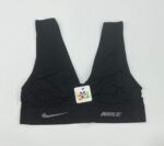 نیم‌تنه ورزشی مشکی نایک کش‌بافت با پد متحرک