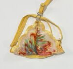 هارنس پا و بند ران متصل ست لباس زیر خردلی