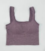 نیم تنه کبریتی یقه خشتی رنگ بنفش چرک